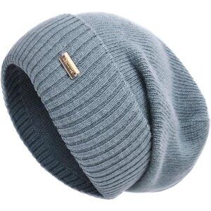Slouchy Beanies for Women Blue